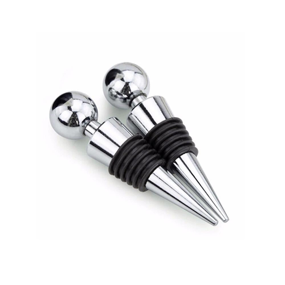 Stainless Steel Wine and Champagne Bottle Stopper