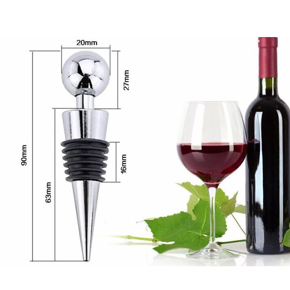 Stainless Steel Wine and Champagne Bottle Stopper