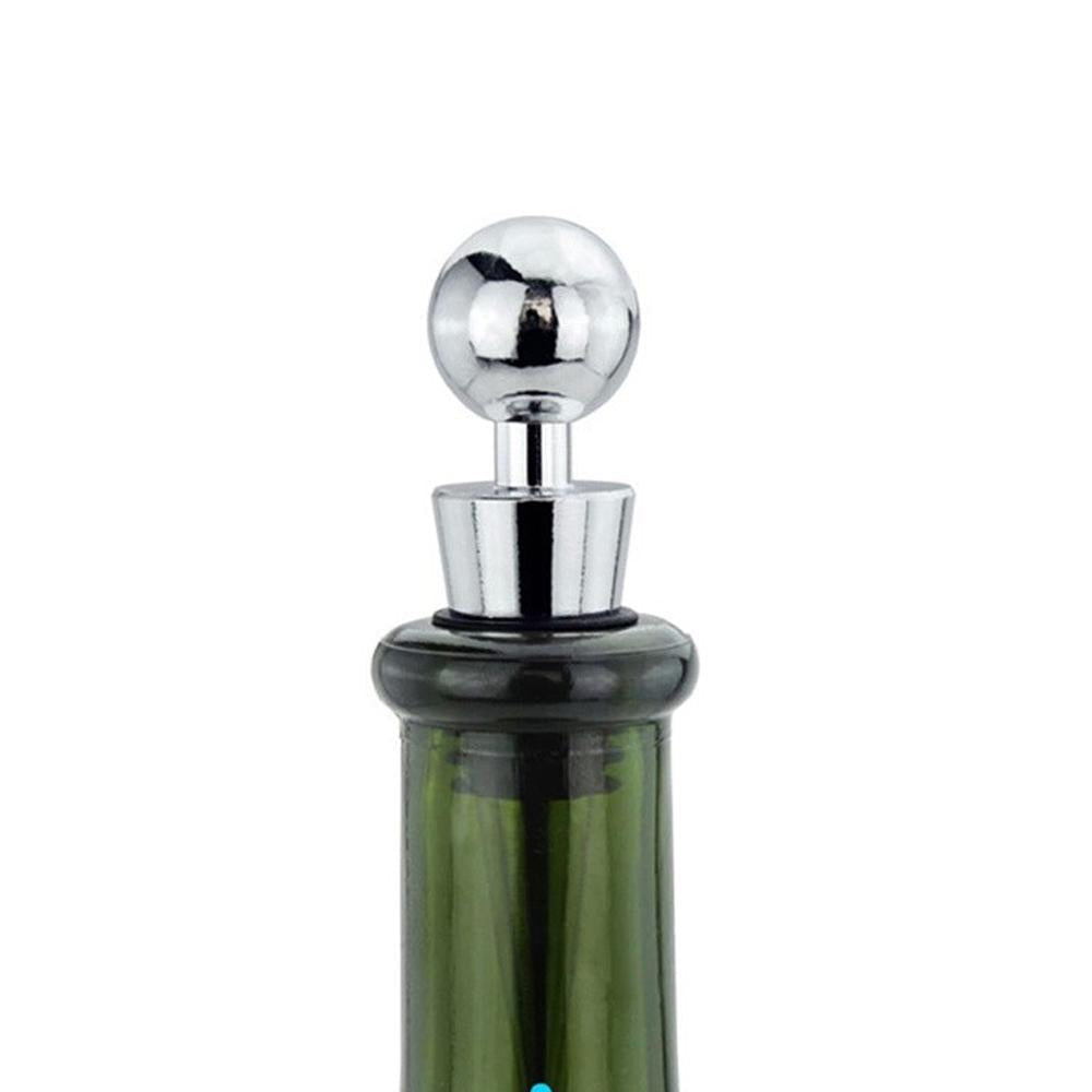 Stainless Steel Wine and Champagne Bottle Stopper
