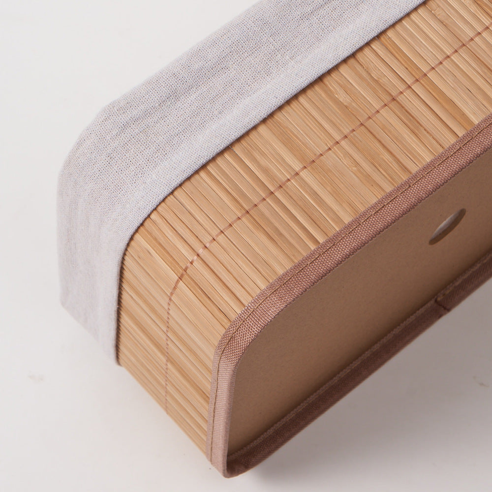 Storage Baskets with Decorative Fabric Insert