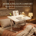 Boneroshop Adjustable Lap Desk With Light