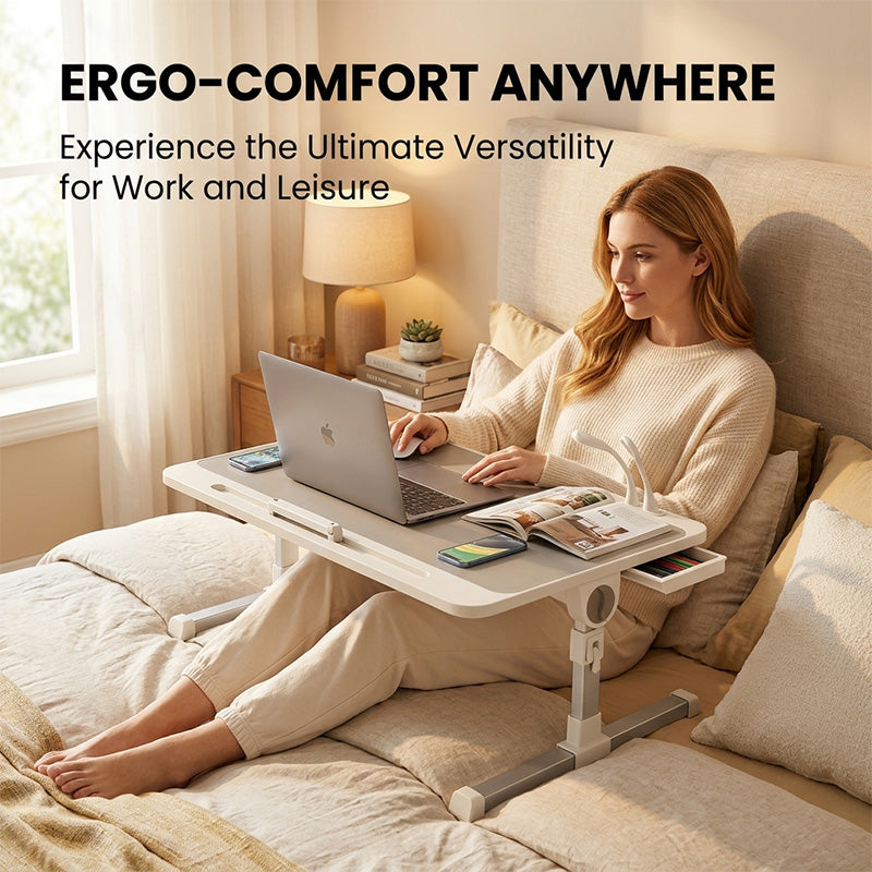 Boneroshop Adjustable Lap Desk With Light