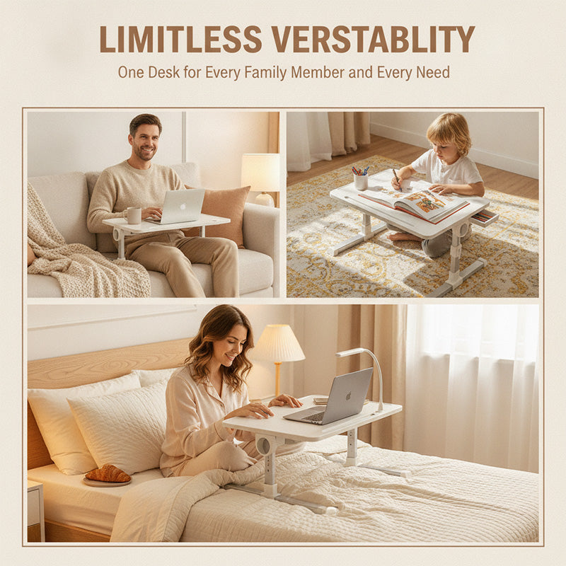 Boneroshop Adjustable Lap Desk With Light