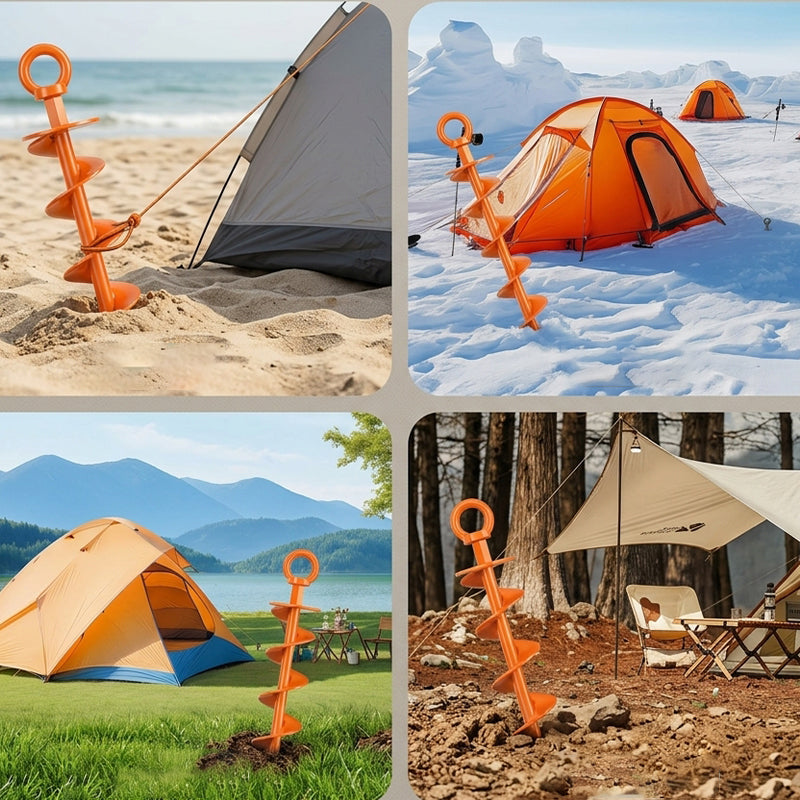 Boneroshop Ground Anchor Screw In Spiral Anchors
