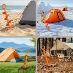 Boneroshop Ground Anchor Screw In Spiral Anchors