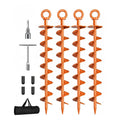 Boneroshop Ground Anchor Screw In Spiral Anchors