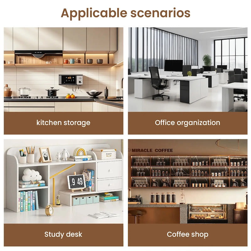 Boneroshop Kitchen Countertop Organiser With Drawers