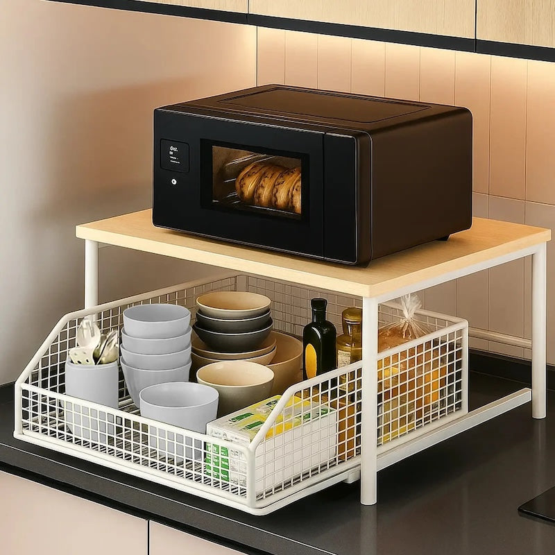 Boneroshop Kitchen Countertop Organiser With Drawers