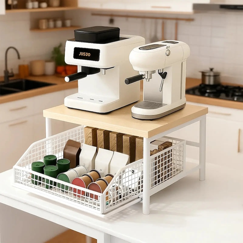 Boneroshop Kitchen Countertop Organiser With Drawers