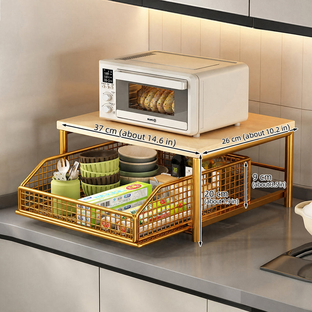 Boneroshop Kitchen Countertop Organiser With Drawers