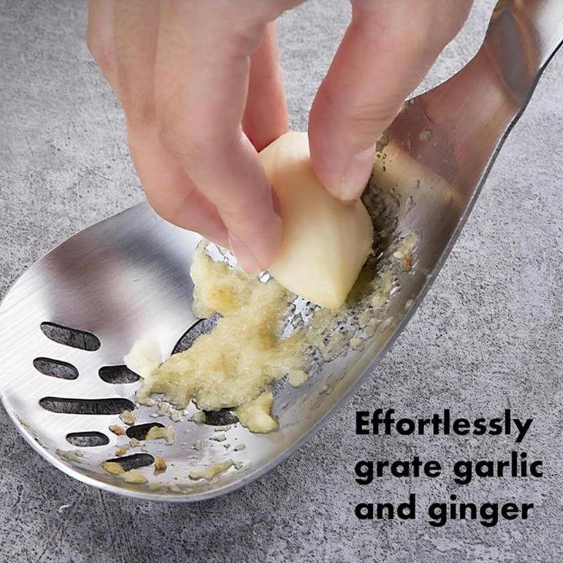 Boneroshop Multifunction Stainless Steel Cooking Grater Spoon