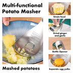 Boneroshop Multifunction Stainless Steel Cooking Grater Spoon