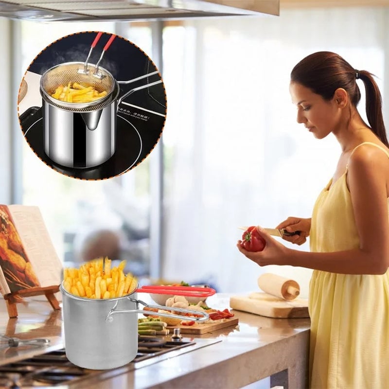 Boneroshop Multifunctional 304 Stainless Steel Fryer