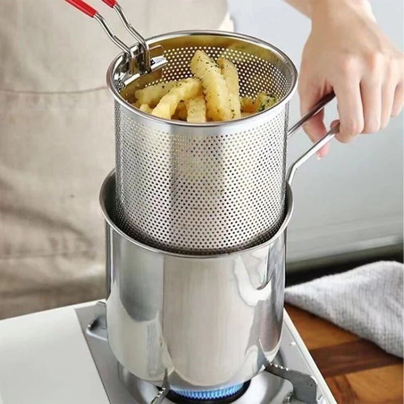 Boneroshop Multifunctional 304 Stainless Steel Fryer