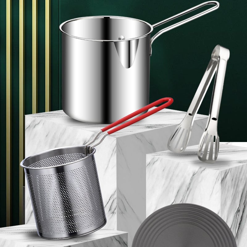 Boneroshop Multifunctional 304 Stainless Steel Fryer