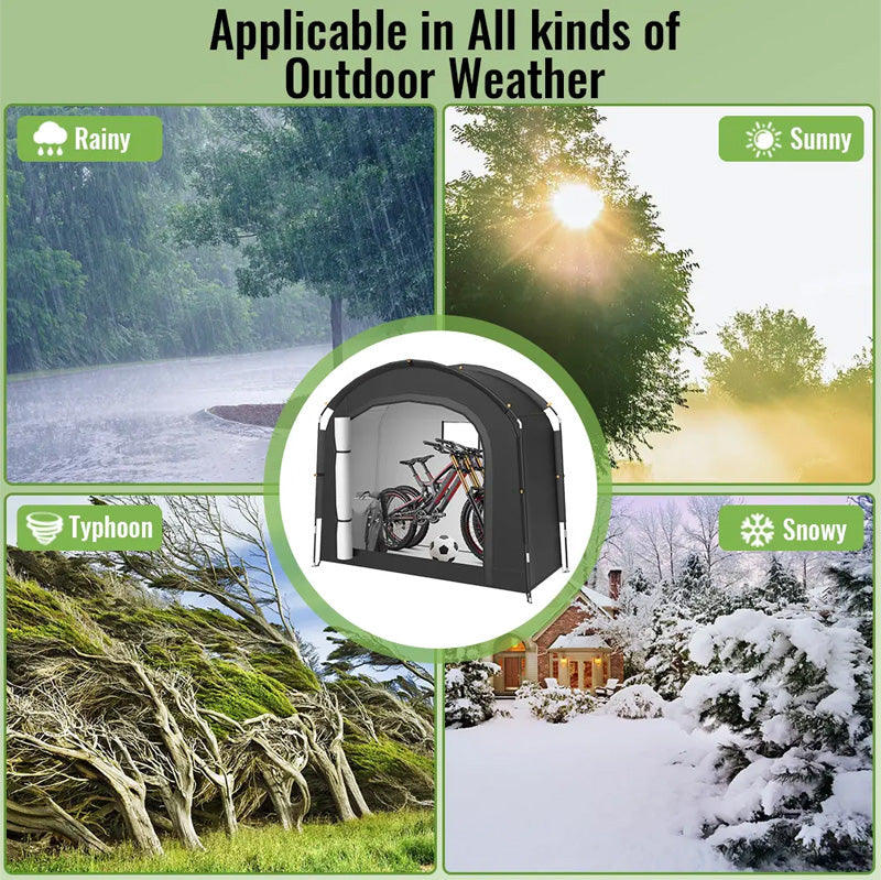 Boneroshop Portable Waterproof Outdoor Storage Shelter
