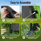 Boneroshop Portable Waterproof Outdoor Storage Shelter
