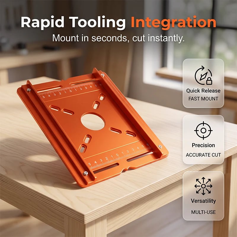Boneroshop Precision Wood Router Slotting Guide Bracket