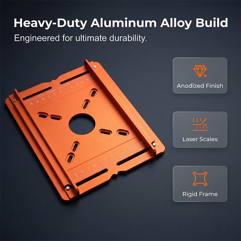 Boneroshop Precision Wood Router Slotting Guide Bracket