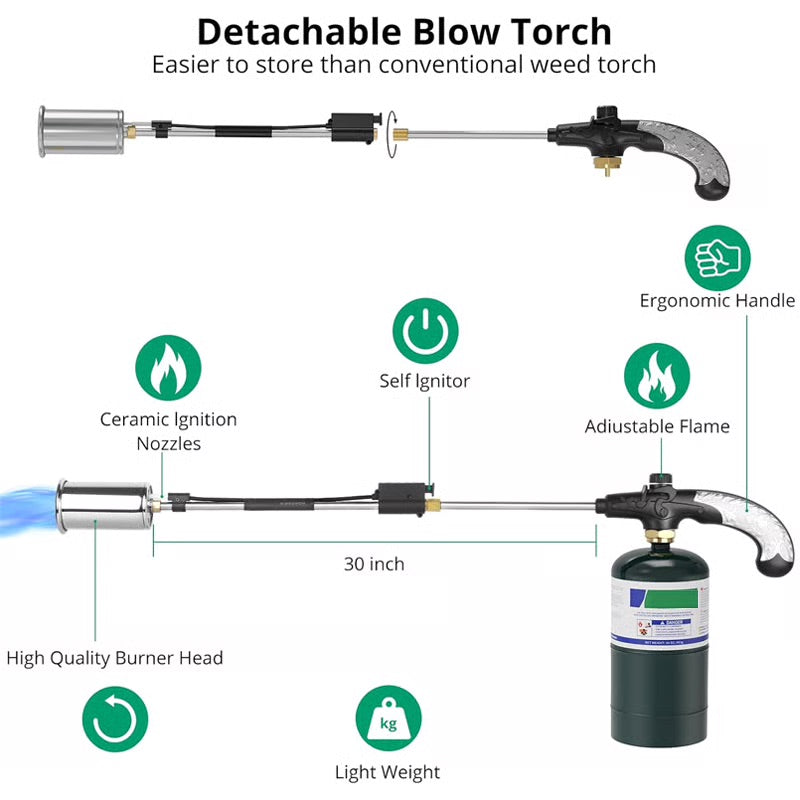 Boneroshop Professional Propane Weed Torch Burner