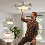Boneroshop Remote Control Ceiling Fan Light Bulb