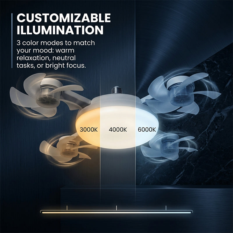 Boneroshop Remote Control Ceiling Fan Light Bulb