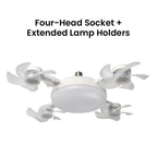 Boneroshop Remote Control Ceiling Fan Light Bulb