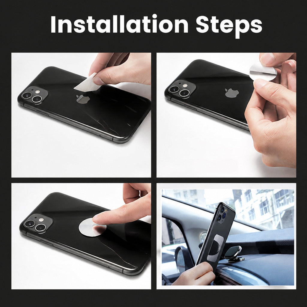Boneroshop | Strong Magnetic Phone Mount for Car & More