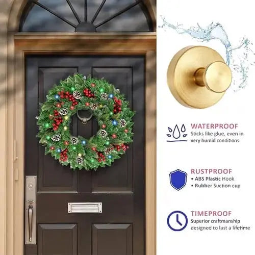 Boneroshop | Strong Suction Cup Hooks (5kg Load) | Heavy Duty, Weatherproof & Damage-Free Hanging