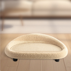 Stylish Cat Bed with Scratching Area & Cuddly Pillow
