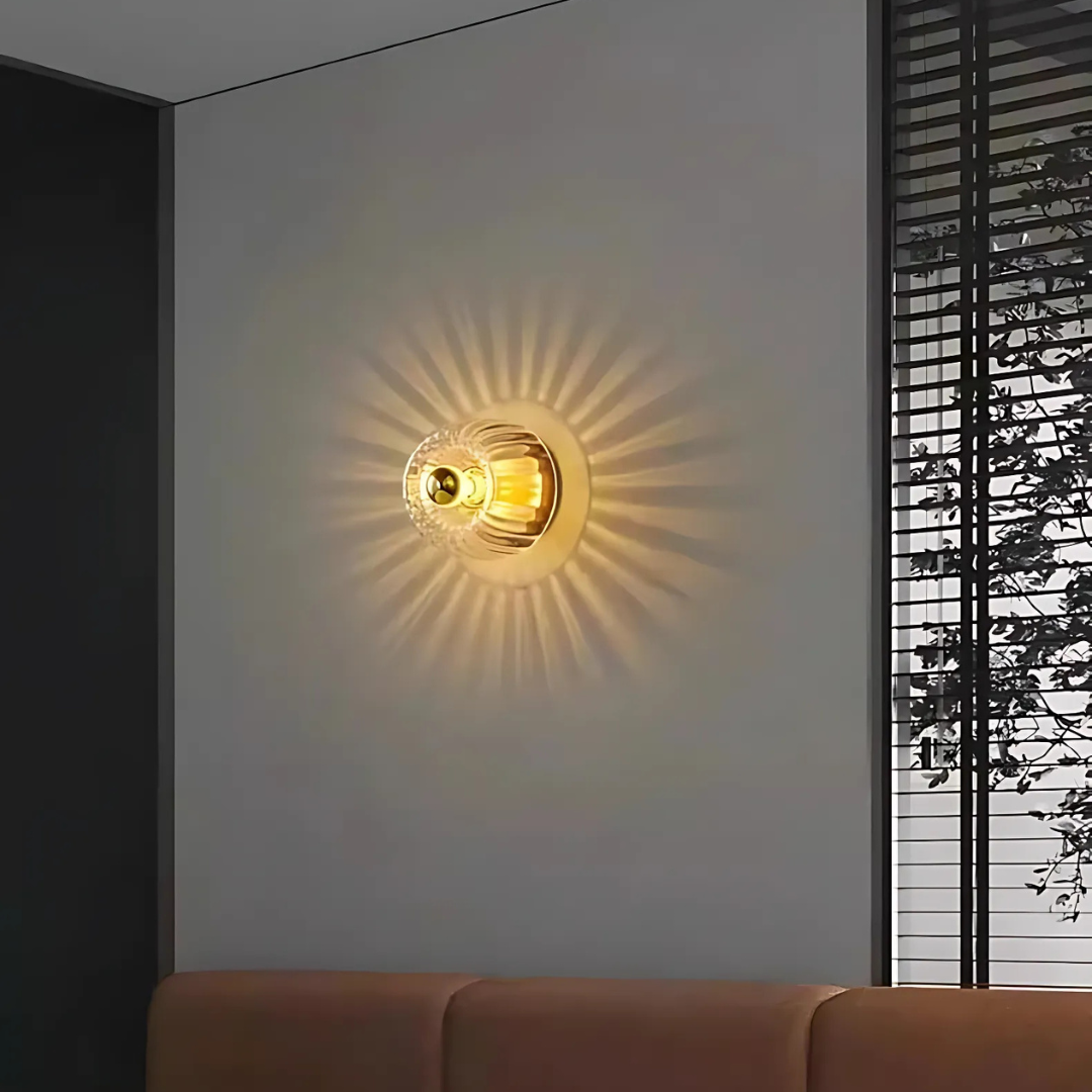 Stylish Indoor Glass Wall Lamp