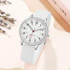 Stylish Women's Clip-On Fob Watch – Waterproof Silicone Nurse Watch in Elegant Colours