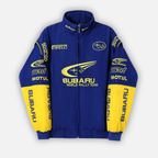 Subaru Rally Vintage Racing Jacket – Blue Edition – Unisex – Retro
