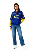 Subaru Rally Vintage Racing Jacket – Blue Edition – Unisex – Retro