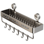 Suction Cup Bathroom Shelf, Wall-Mounted