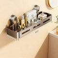 Suction Cup Bathroom Shelf, Wall-Mounted
