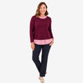 Sugar Crisp Jumper (Size - Large) - Wine