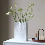 Table Vase | Sculptural Folded-Paper Ceramic