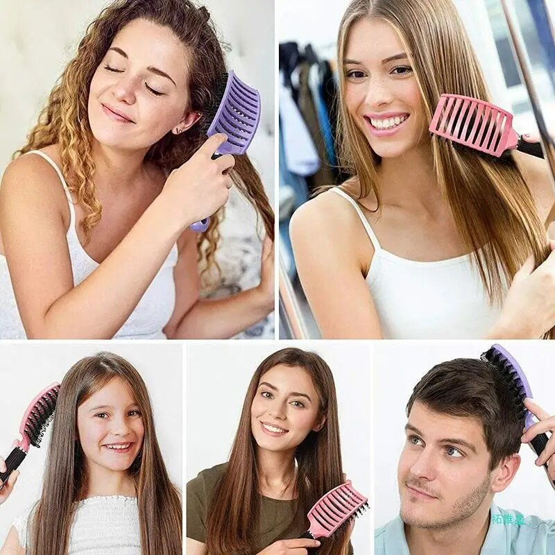 TangleTame Hair Brush – Knot-Free, Silky Smooth Hair