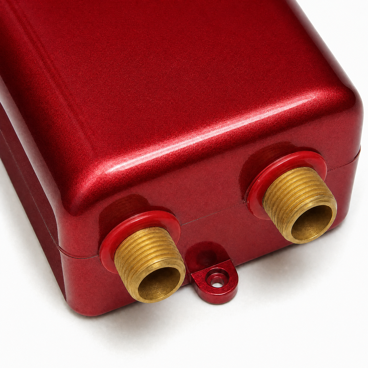 Tankless electric water heater with temperature protection