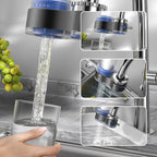 Tap water filter with adapters