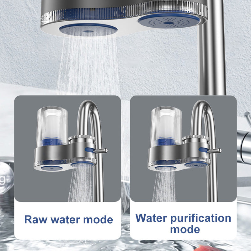 Tap water filter with adapters