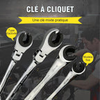 Telescopic Ratchet Wrench with Swivelling Head