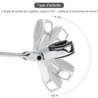 Telescopic Ratchet Wrench with Swivelling Head