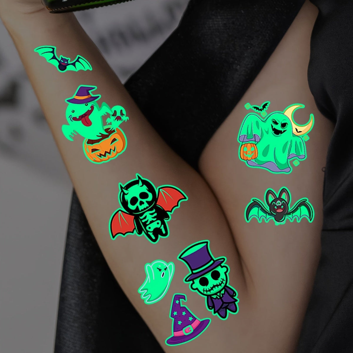 Temporary Glow in the Dark Kids Tattoos