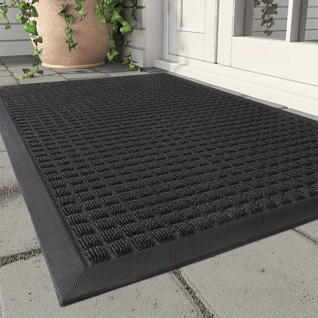 Textured doormat – diamond pattern, 45×75 cm