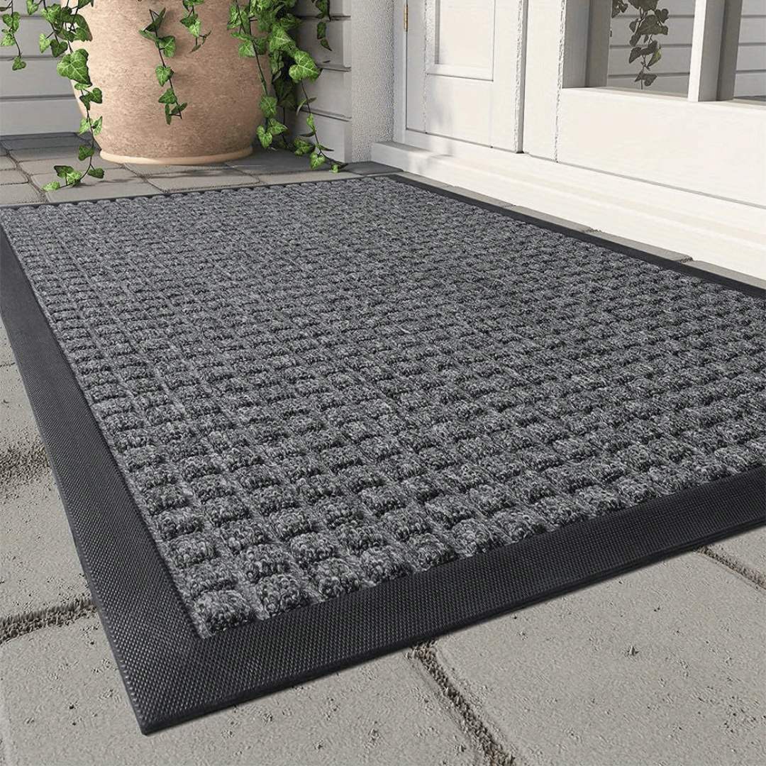 Textured doormat – diamond pattern, 45×75 cm