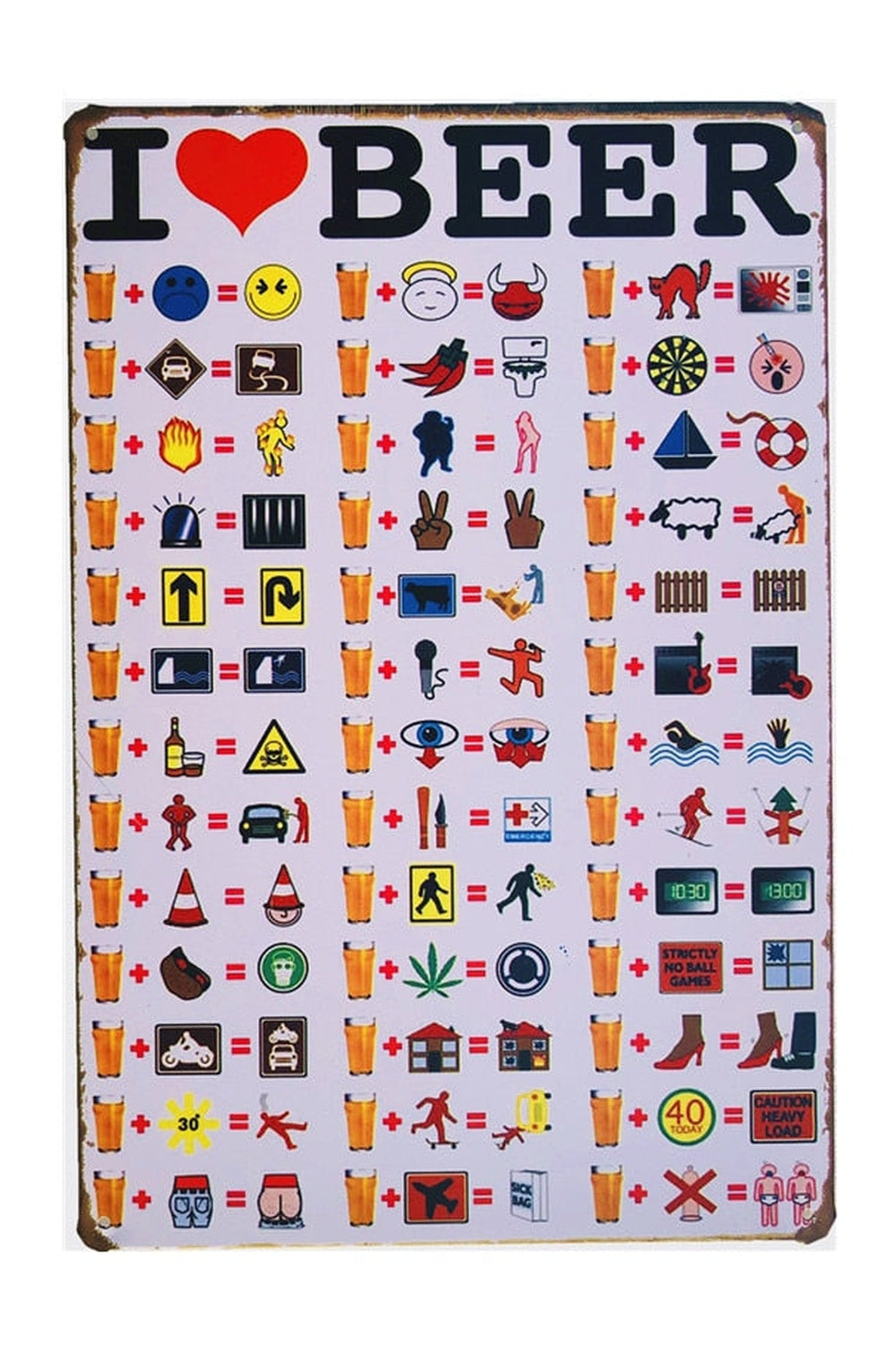 Themed Metal Poster