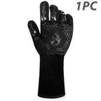 ThermaGrip Heat Resistant Grill Glove – Silicone & Cotton – Non-slip & Fireproof up to 800 °C