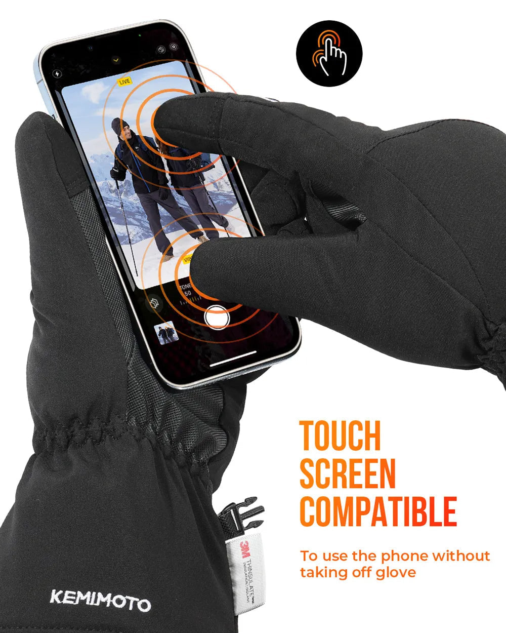 Boneroshop | Thermal Heated Gloves | Waterproof Rechargeable Winter Gloves